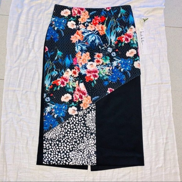 Nicole Miller Dresses & Skirts - Nicole Miller New York Mix Print Pencil Skirt